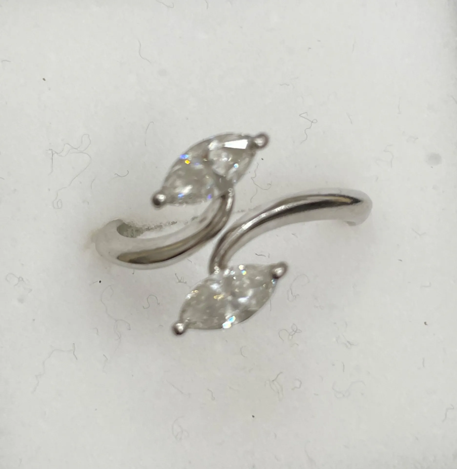 Pt900台 ダイヤモンドリング